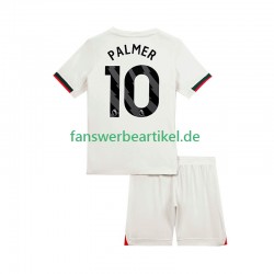 Cole Palmer 10 Trikot Chelsea Kinder Auswärtsausrüstung 2025-2026 Kurzarm