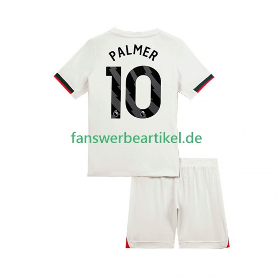 Cole Palmer 10 Trikot Chelsea Kinder Auswärtsausrüstung 2025-2026 Kurzarm