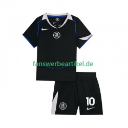 Cole Palmer 10 Trikot Chelsea Kinder Ausweich ausrüstung 2025-2026 Kurzarm
