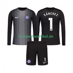 Robert Sanchez 1 Torwart Trikot Chelsea Kinder Heimausrüstung 2025-2026 Langarm