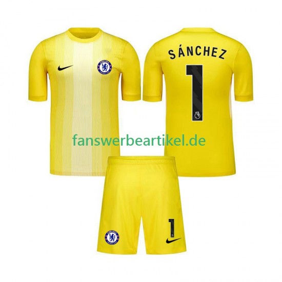 Robert Sanchez 1 Torwart Trikot Chelsea Kinder Ausweich ausrüstung 2025-2026 Kurzarm