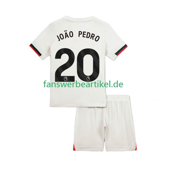 Joao Pedro 20 Trikot Chelsea Kinder Auswärtsausrüstung 2025-2026 Kurzarm