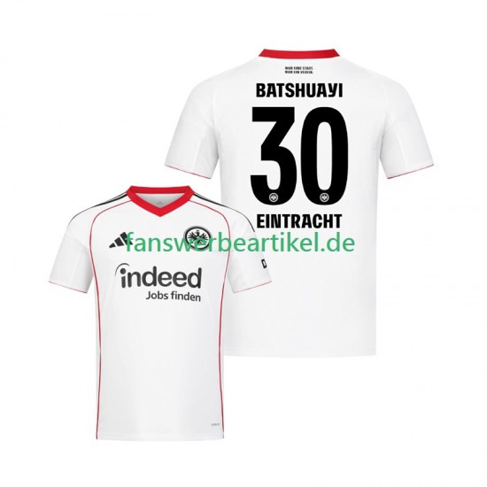 Michy Batshuayi 30 Trikot Eintracht Frankfurt Herren Auswärtsausrüstung 2025-2026 Kurzarm