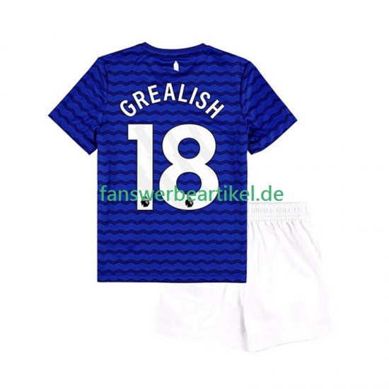Jack Grealish 18 Trikot Everton Kinder Heimausrüstung 2025-2026 Kurzarm