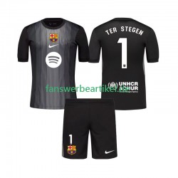 Ter Stegen 1 Torwart Trikot FC Barcelona Kinder Ausweich ausrüstung 2025-2026 Kurzarm