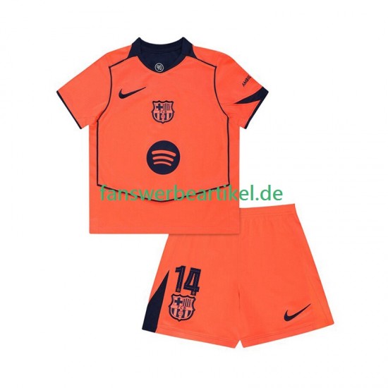Marcus Rashford 14 UCL Trikot FC Barcelona Kinder Ausweich ausrüstung 2025-2026 Kurzarm