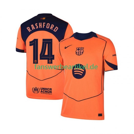 Marcus Rashford 14 UCL Trikot FC Barcelona Herren Ausweich ausrüstung 2025-2026 Kurzarm