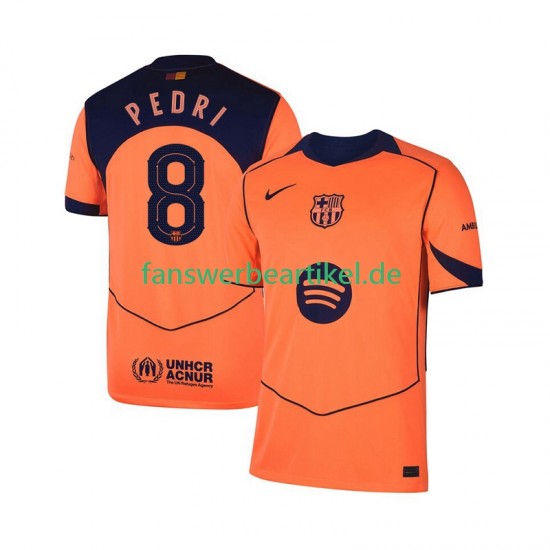 Pedri 8 UCL Trikot FC Barcelona Herren Ausweich ausrüstung 2025-2026 Kurzarm