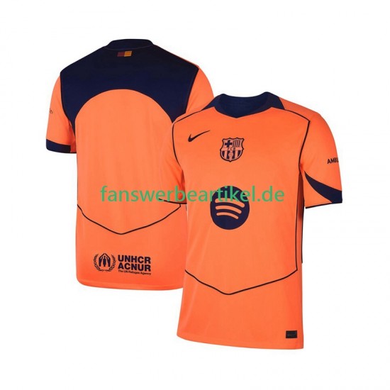 Trikot FC Barcelona Herren Ausweich ausrüstung 2025-2026 Kurzarm