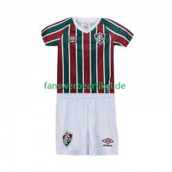 Trikot Fluminense Kinder Heimausrüstung 2025-2026 Kurzarm