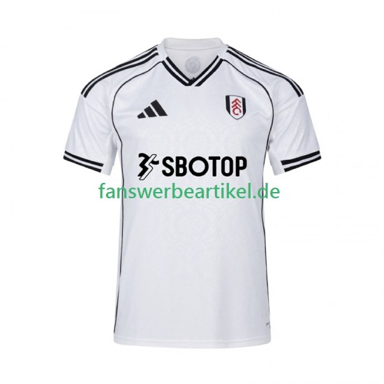 Trikot Fulham Herren Heimausrüstung 2025-2026 Kurzarm