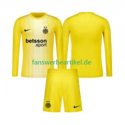 Torwart Trikot Inter Mailand Kinder Auswärtsausrüstung 2025-2026 Langarm