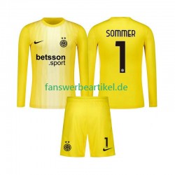 Yann Sommer 1 Torwart Trikot Inter Mailand Kinder Auswärtsausrüstung 2025-2026 Langarm