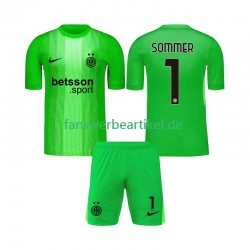 Yann Sommer 1 Torwart Trikot Inter Mailand Kinder Ausweich ausrüstung 2025-2026 Kurzarm
