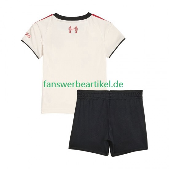 Trikot Liverpool Kinder Auswärtsausrüstung 2025-2026 Kurzarm