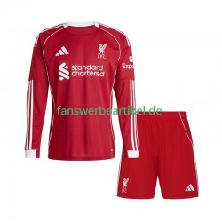 Trikot Liverpool Kinder Heimausrüstung 2025-2026 Langarm