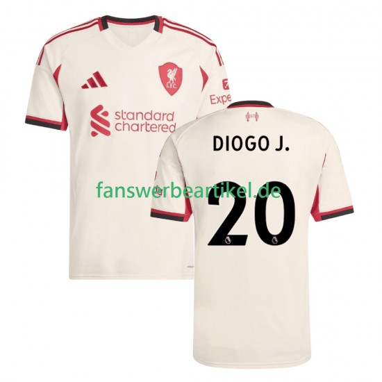 Diogo Jota 20 Trikot Liverpool Herren Auswärtsausrüstung 2025-2026 Kurzarm