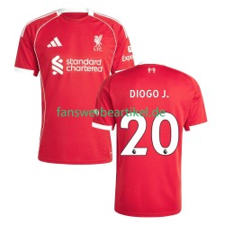 Diogo Jota 20 Trikot Liverpool Herren Heimausrüstung 2025-2026 Kurzarm