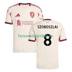 Dominik Szoboszlai 8 Trikot Liverpool Herren Auswärtsausrüstung 2025-2026 Kurzarm