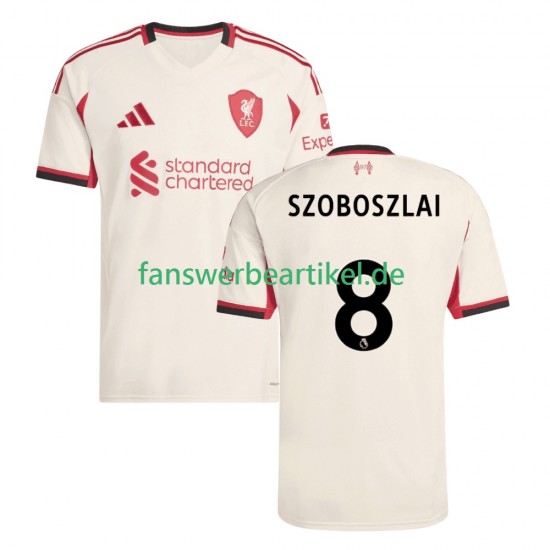 Dominik Szoboszlai 8 Trikot Liverpool Herren Auswärtsausrüstung 2025-2026 Kurzarm