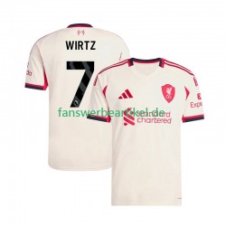Florian Wirtz 7 Trikot Liverpool Herren Auswärtsausrüstung 2025-2026 Kurzarm