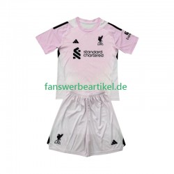 Torwart Trikot Liverpool Kinder Ausweich ausrüstung 2025-2026 Kurzarm