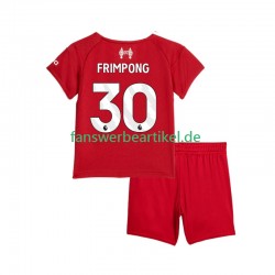 Jeremie Frimpong 30 Trikot Liverpool Kinder Heimausrüstung 2025-2026 Kurzarm