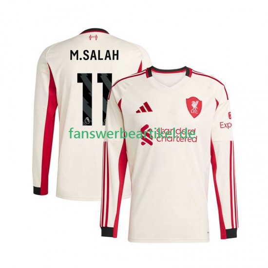 Mohamed Salah 11 Trikot Liverpool Herren Auswärtsausrüstung 2025-2026 Langarm