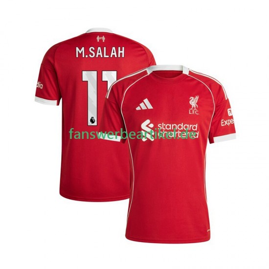 Mohamed Salah 11 Trikot Liverpool Herren Heimausrüstung 2025-2026 Kurzarm