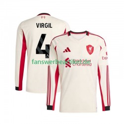 Virgil van Dijk 4 Trikot Liverpool Herren Auswärtsausrüstung 2025-2026 Langarm