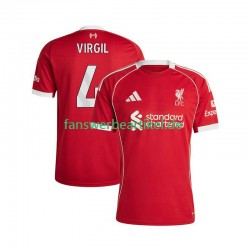 Virgil van Dijk 4 Trikot Liverpool Herren Heimausrüstung 2025-2026 Kurzarm