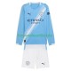 Trikot Manchester City Kinder Heimausrüstung 2025-2026 Langarm