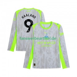 Erling Haaland 9 Trikot Manchester City Herren Ausweich ausrüstung 2025-2026 Langarm