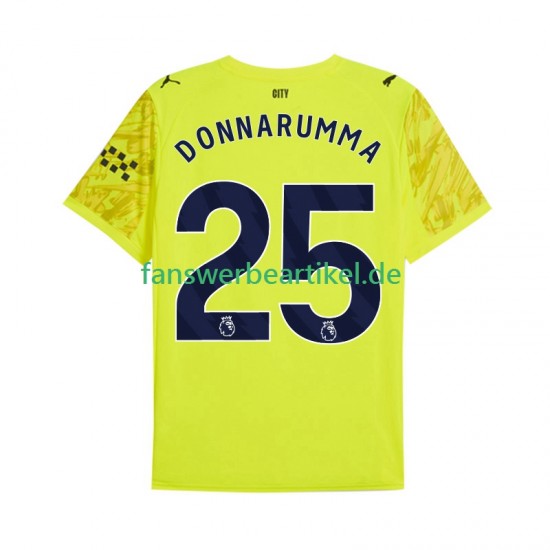 Gianluigi Donnarumma 25 Torwart Trikot Manchester City Herren Ausweich ausrüstung 2025-2026 Kurzarm