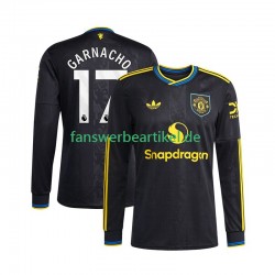 Alejandro Garnacho 17 Trikot Manchester United Herren Ausweich ausrüstung 2025-2026 Langarm