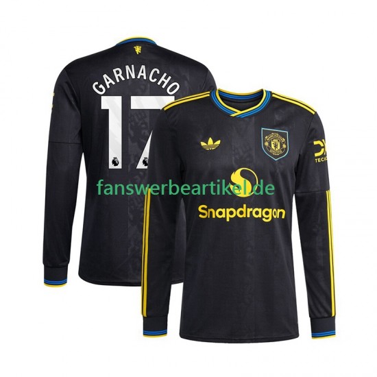 Alejandro Garnacho 17 Trikot Manchester United Herren Ausweich ausrüstung 2025-2026 Langarm