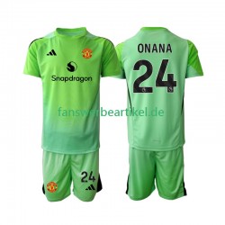 Andre Onana 24 Torwart Trikot Manchester United Kinder Viertes ausrüstung 2025-2026 Kurzarm