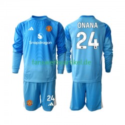 Andre Onana 24 Torwart Trikot Manchester United Kinder Heimausrüstung 2025-2026 Langarm