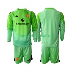 Torwart Trikot Manchester United Kinder Viertes ausrüstung 2025-2026 Langarm