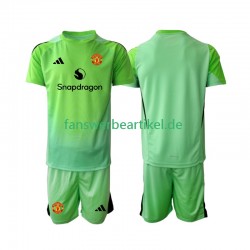 Torwart Trikot Manchester United Kinder Viertes ausrüstung 2025-2026 Kurzarm