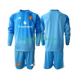Torwart Trikot Manchester United Kinder Heimausrüstung 2025-2026 Langarm