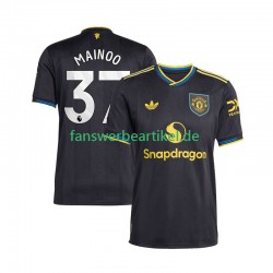 Kobbie Mainoo 37 Trikot Manchester United Herren Ausweich ausrüstung 2025-2026 Kurzarm