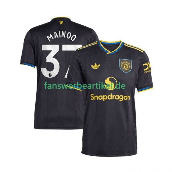 Kobbie Mainoo 37 Trikot Manchester United Herren Ausweich ausrüstung 2025-2026 Kurzarm