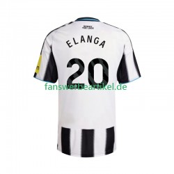 Elanga 20 Trikot Newcastle United Herren Heimausrüstung 2025-2026 Kurzarm
