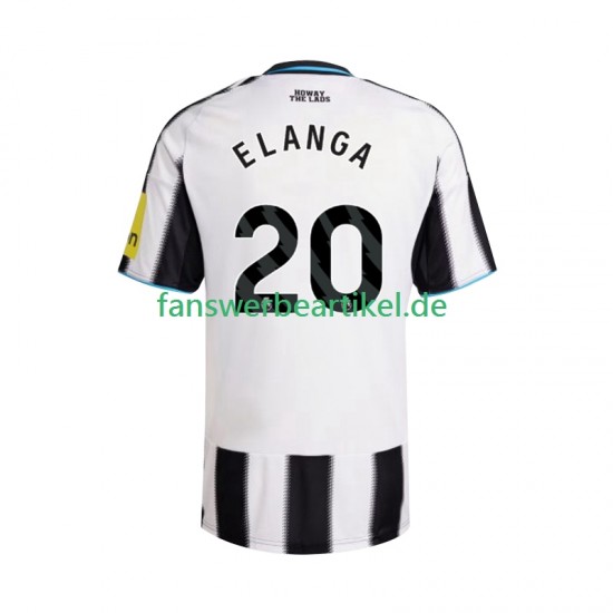Elanga 20 Trikot Newcastle United Herren Heimausrüstung 2025-2026 Kurzarm