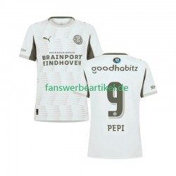 Ricardo Pepi 9 Trikot PSV Eindhoven Herren Ausweich ausrüstung 2025-2026 Kurzarm
