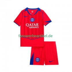 Trikot Paris Saint-Germain Kinder Ausweich ausrüstung 2025-2026 Kurzarm