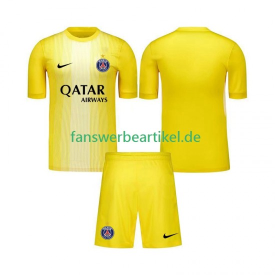 Torwart Trikot Paris Saint-Germain Kinder Ausweich ausrüstung 2025-2026 Kurzarm