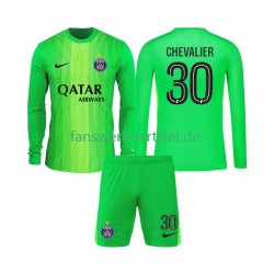 Lucas Chevalier 30 Torwart Trikot Paris Saint-Germain Kinder Auswärtsausrüstung 2025-2026 Langarm