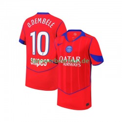 Ousmane Dembele 10 Trikot Paris Saint-Germain Herren Ausweich ausrüstung 2025-2026 Kurzarm